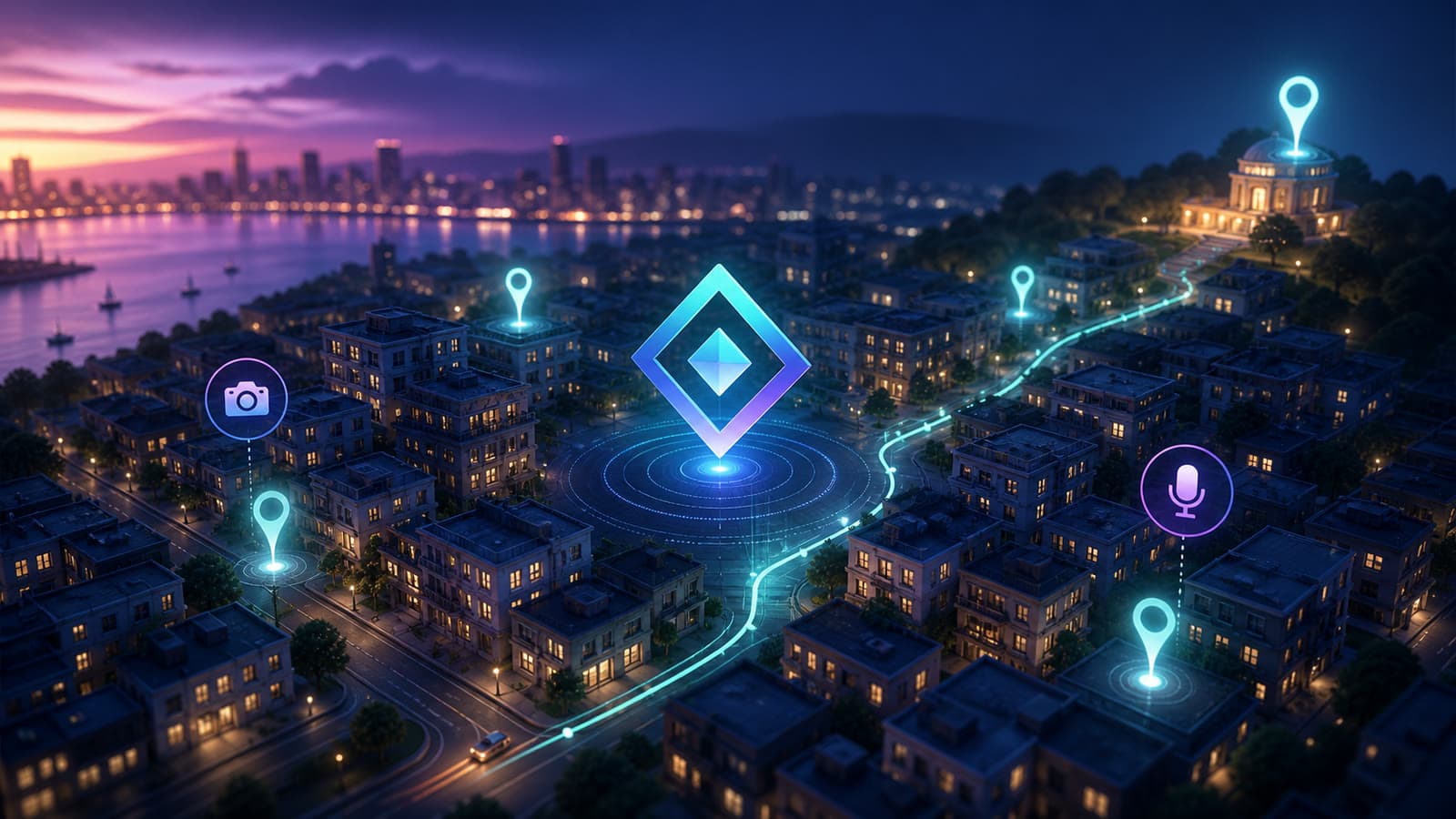 Precise Location Sharing App project visual
